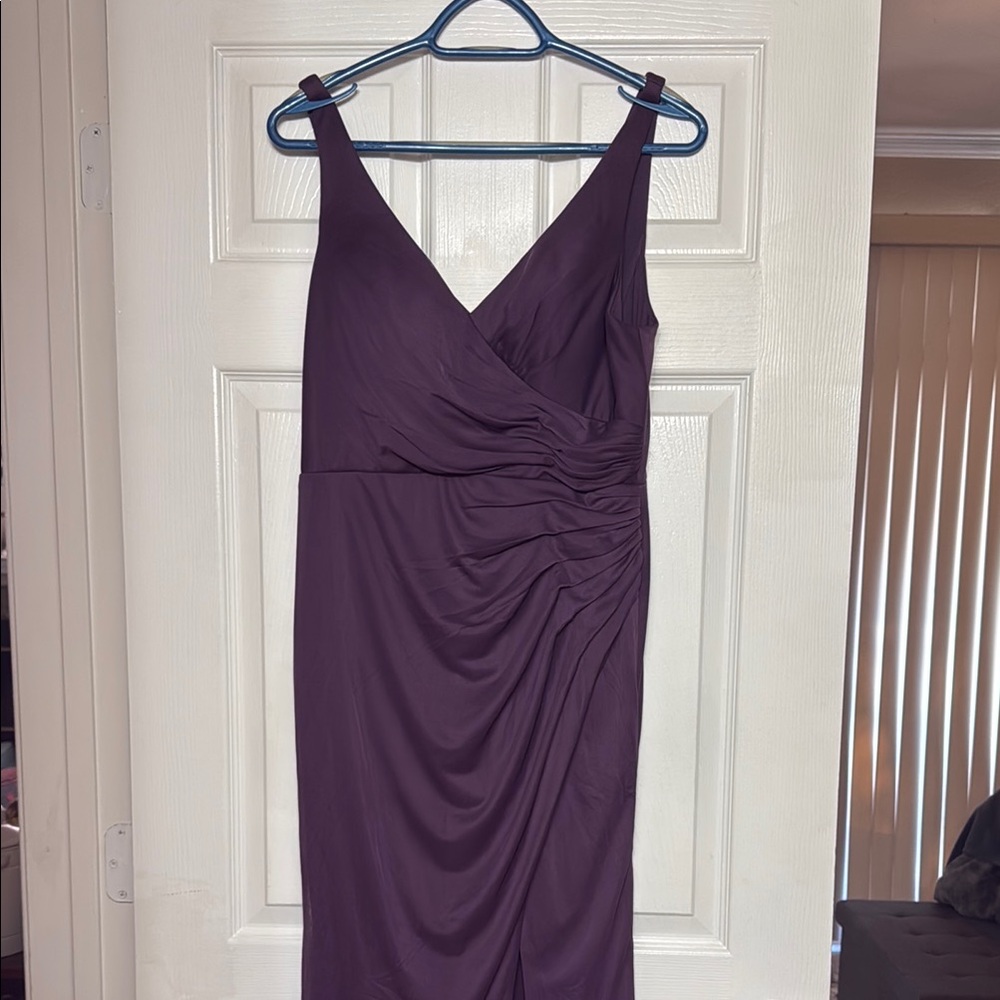 Elegant Azazie Plum Leandra Dress